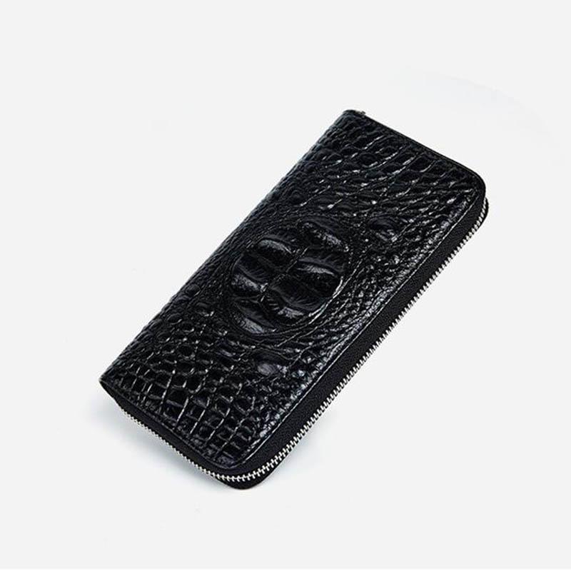 

Wallets Leather Unisex Clutch Bag Multi-card Position Simple And Generous Mobile Phone 2023 Spring Genuine, Black
