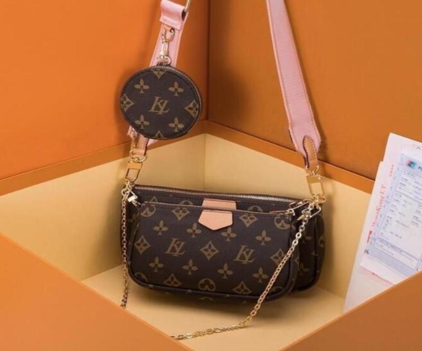 

Women Bag Handbag woman Original Box Date code Purse clutch shoulder messenger cross body serial number three in one flower 551585319, Dark grey