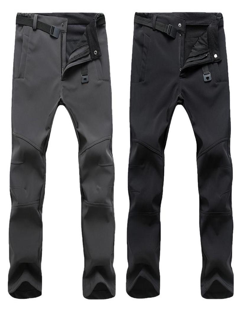 

Men039s Pants Winter Men Windproof Snowboard Ski Male Outdoor Snow Camping Hiking Fleece Warm Waterproof Breathable Trousers8445018, Black