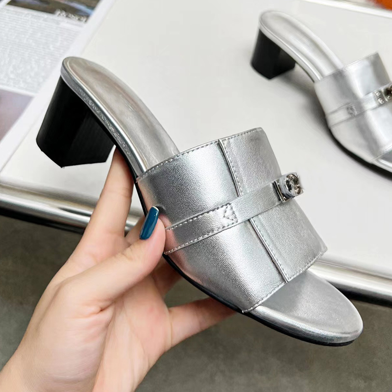 

sandals famous designer for women slipper slides summer Womens Shoes sliders genuine leather sizi 11, Gold