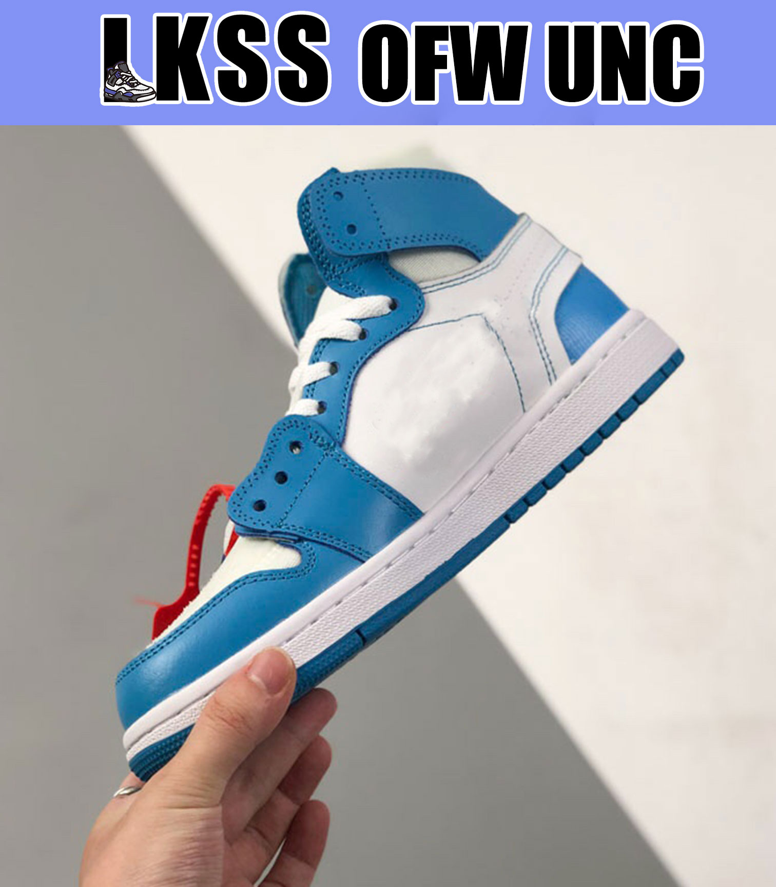 

LKSS OF-W UNC Jumpman 1 1s Shoes OG Mens Basketball Sneaker Sports Sneakers, As pic
