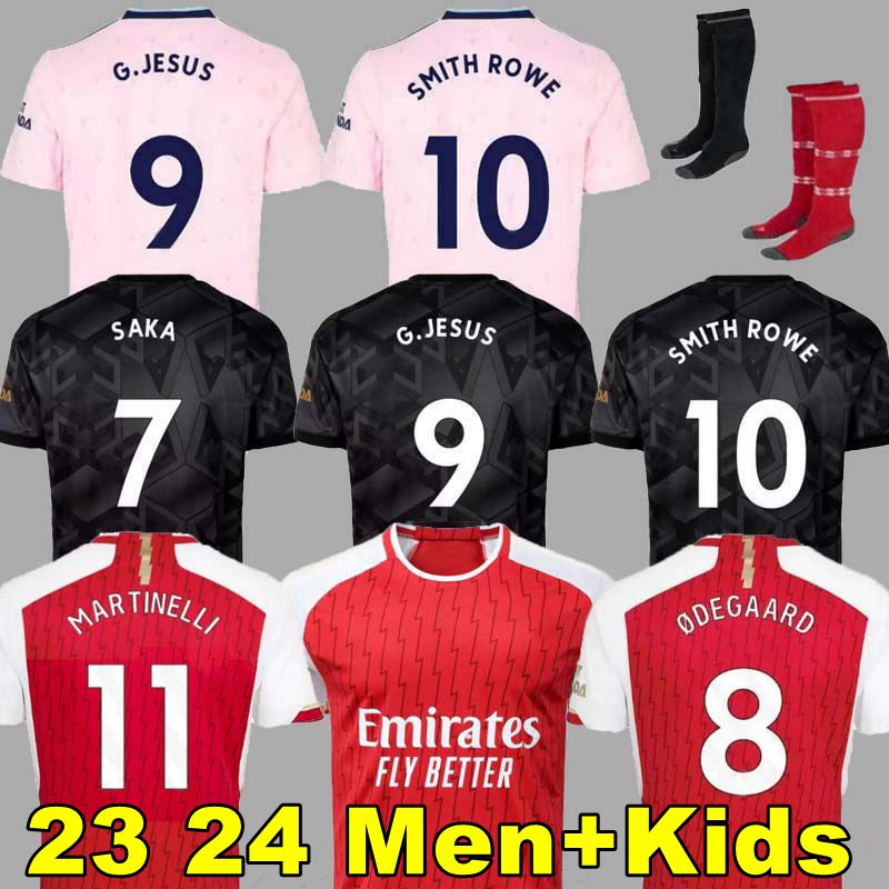 

23 24 G.JESUS soccer jerseys SMITH ROWE PEPE SAKA Fans Player THOMAS MARTINELLI TIERNEY 2023 2024 football shirt Men Kids ODEGAARD SAMBI FABIO VIEIRA Nketiah SALIBA, 23 24 third +ep