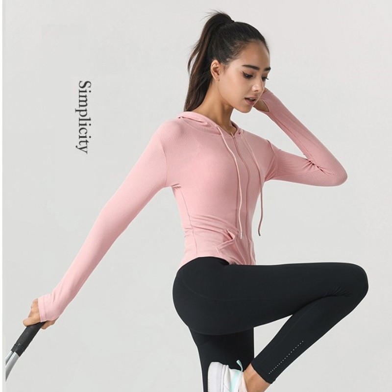 

Design clothing Alos Yoga top luxury new Alor yoga women's sports clothes sports coat quick dry tight yoga coat best-selling, Green