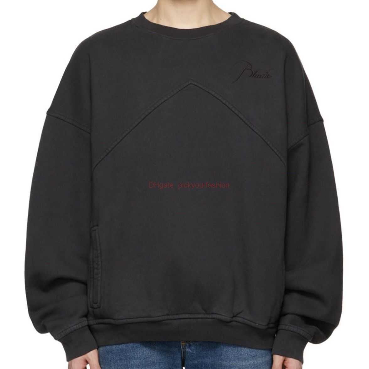 

Designer Clothing Mens Sweatshirts Hoodies H320 Rhude Slogan Embroidered Round Neck Plush Sweater Fashion Streetwear Pullover jacket Jumpers Tops Sportswear for, Shipping fee