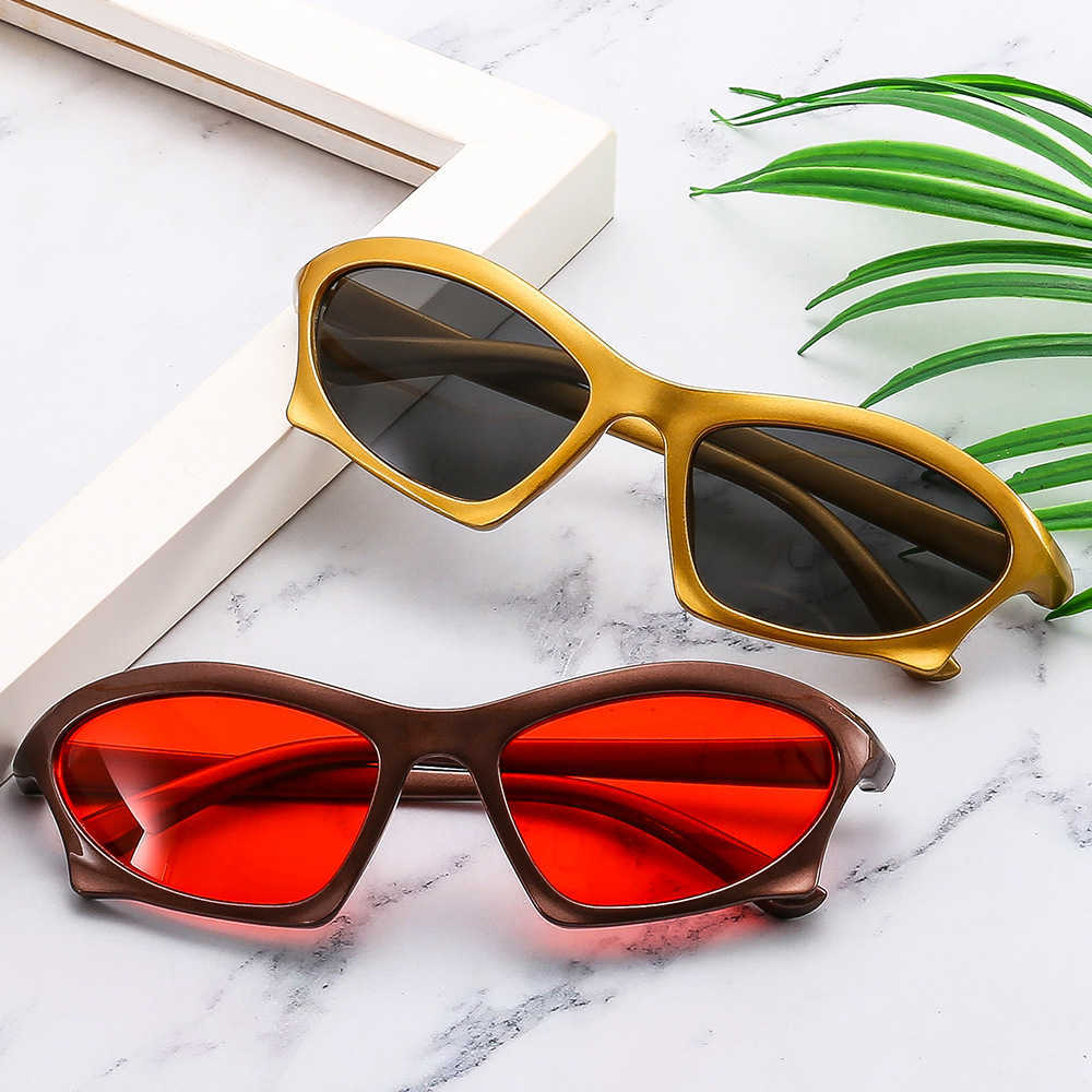 

Fashion Frames Summer New UV Protection Glasses Black for Women Y2K Men's Large Face Sunglasses