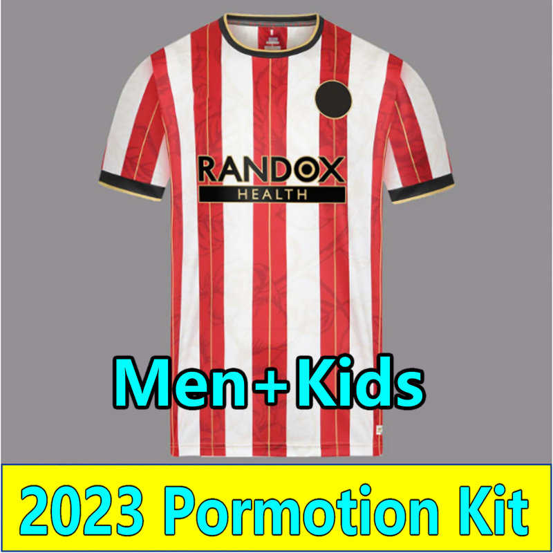 

2023 ShEfFIeLd PROMOTION soccer jerseys 23 24 home NDIAYE Brewster SHARP football shirt DOYLE LOWE Berge UNITED KHADRA Egan Limited Edition men kids uniform, Kids 2023 promotion