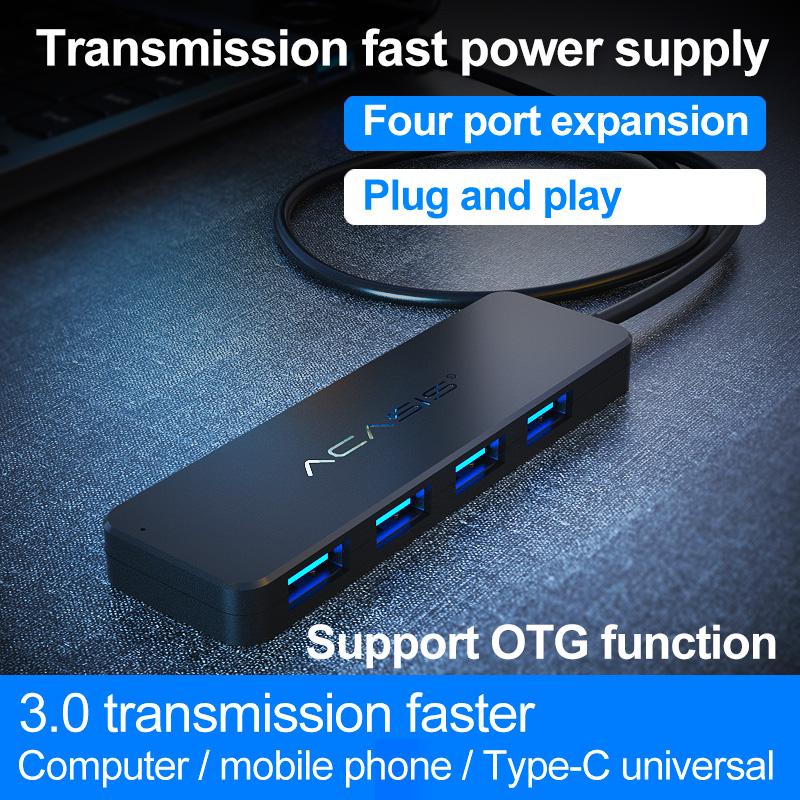 

Stations Acasis USB Hub 3.0 Multi USB Splitter 4 USB Port 3.0 2.0 for Lenovo Xiaomi Macbook Pro PC Hub USB 3 0 Expander USB Power Adapter