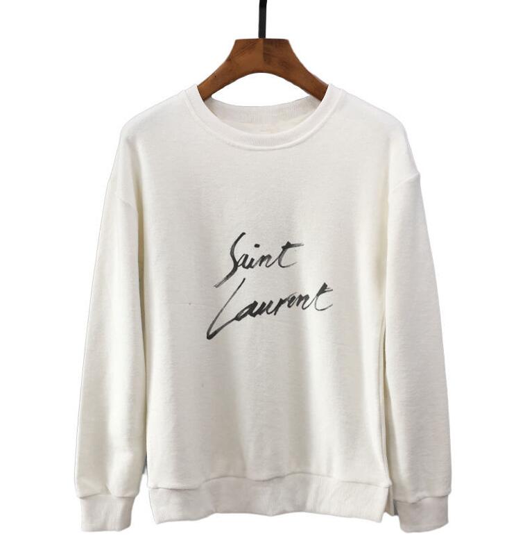 

Designer Mens Sweatshirts Womens Hoodies Fashion Sweatshirt Laurent signature Print Pullovers Autumn Winter Hoodie Casual SLP Tops fashionable coat, 013