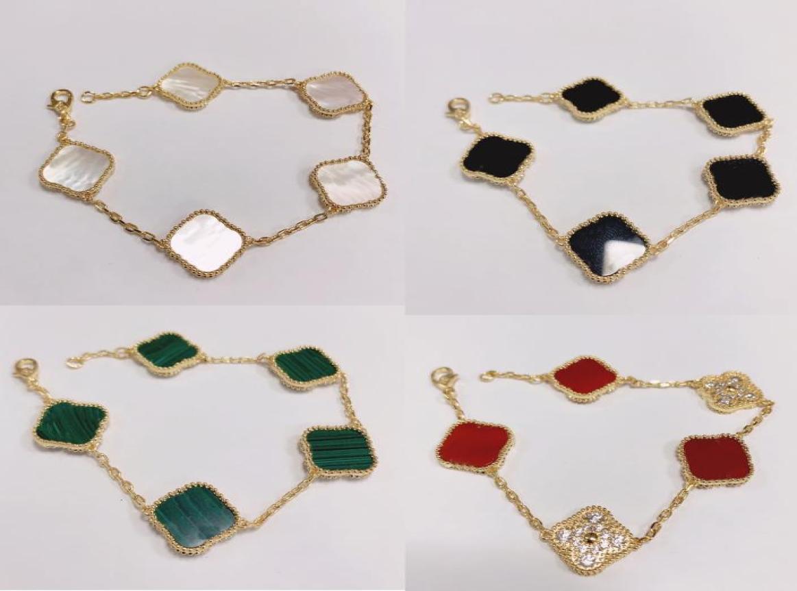 

Designer Charm Bracelet Love Clover bracelets Bangle Party Wedding Link Chain Couple Gift Ladies Fashion Jewelry Cleefing2160139