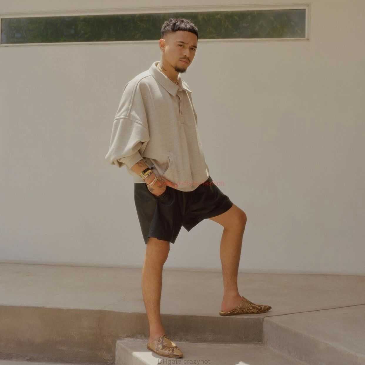 

Designer Clothing Mens Sweatshirts Hoodies H314 Rhude Manager Rhuigi Upper Style Polo Collar Pullover Sweater Fashion Streetwear Pullover jacket Jumpers Tops Spo, Shipping fee