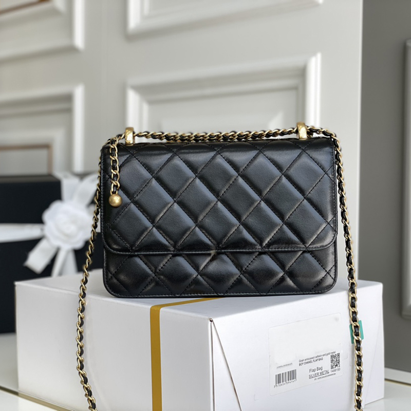 

10A Fashion Designer bag Woman Bag Shoulder bag Handbag Purse Original Box Genuine Leather cross body chain high grade quality C0137