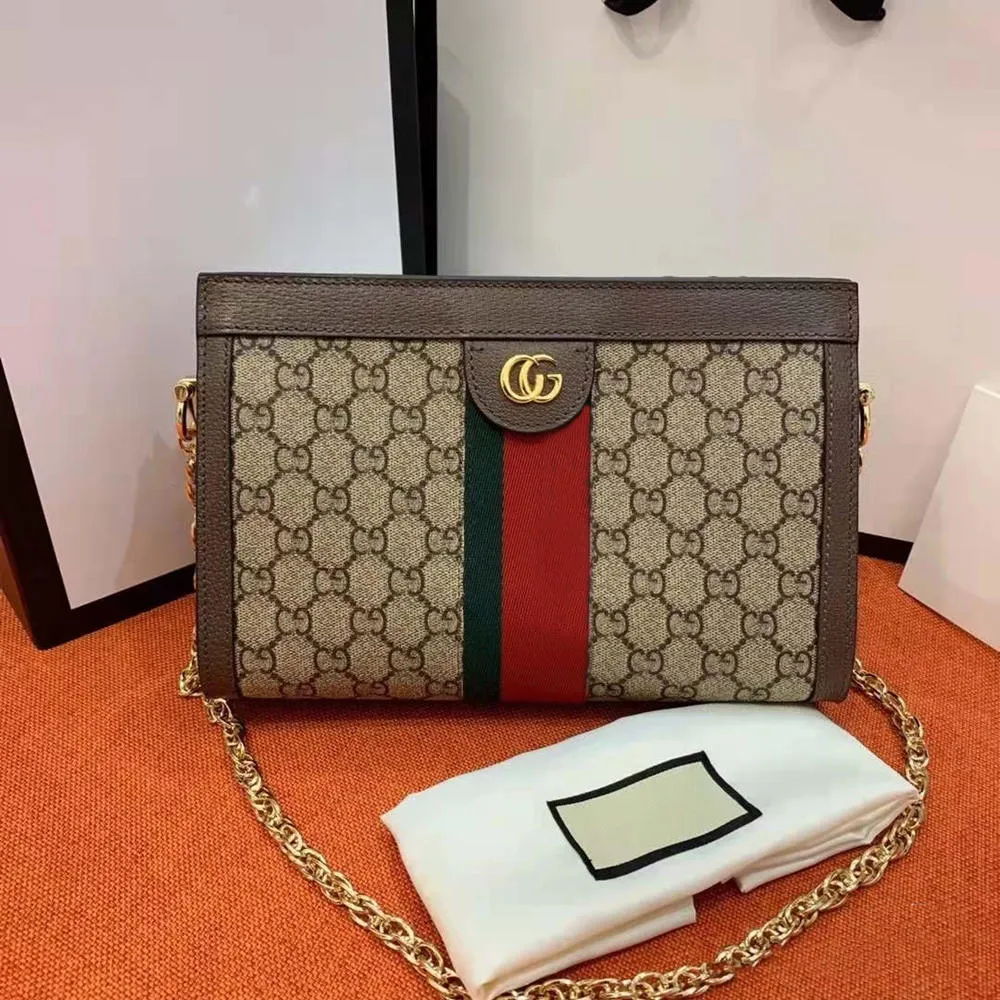 

Luxury Designer Woman Shoulder GGity Bag Ophidia Series Cross Body Handbag Clutch Purse Fashion Handbags Ladies Letters, Brown