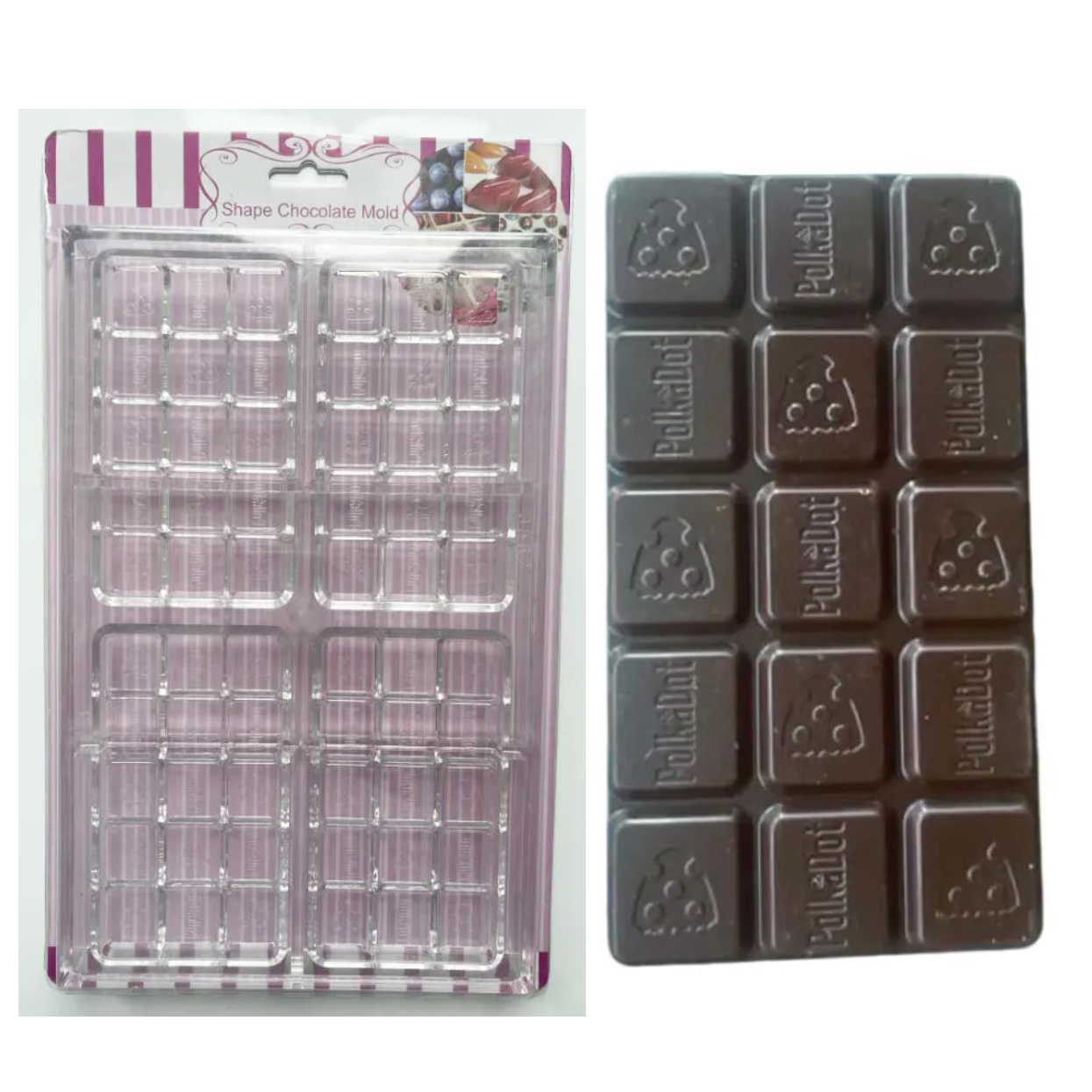 

15 Grids Chocolate Mould for Polkadot Mushroom Chooclate Bar