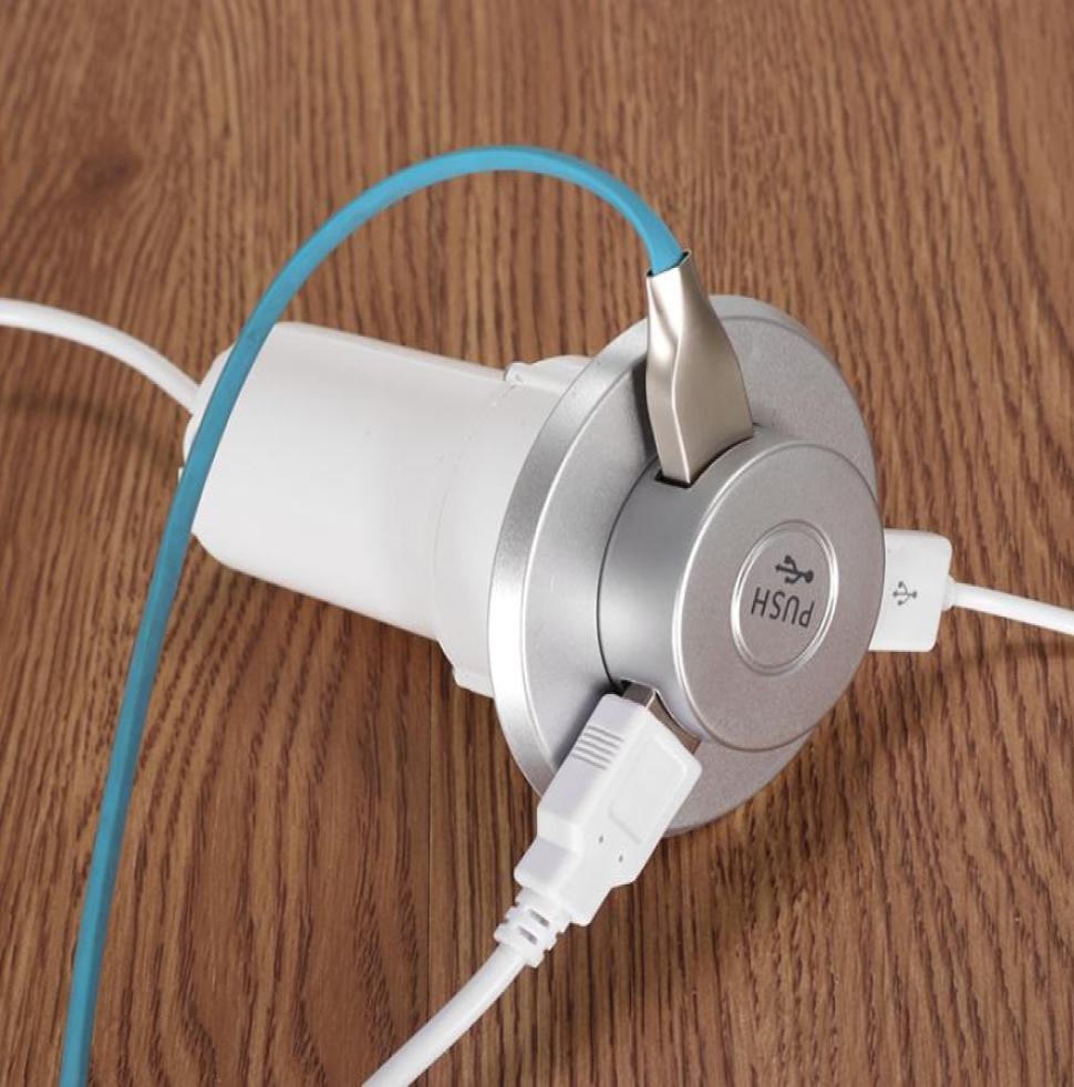 

Small And Universal phone charge socket 3 hubs usb sofa socket pop up socket5324489