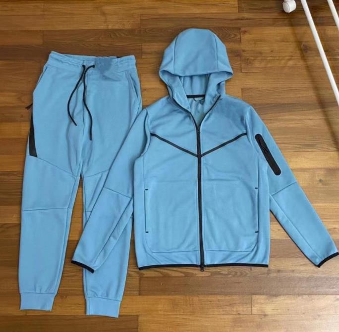 

mens tracksuits football hooded pofootball tracksuitlo soccer fleece zipper thick Designer tech jacket pant men sports Pants jogger Hooded mens designer, 10