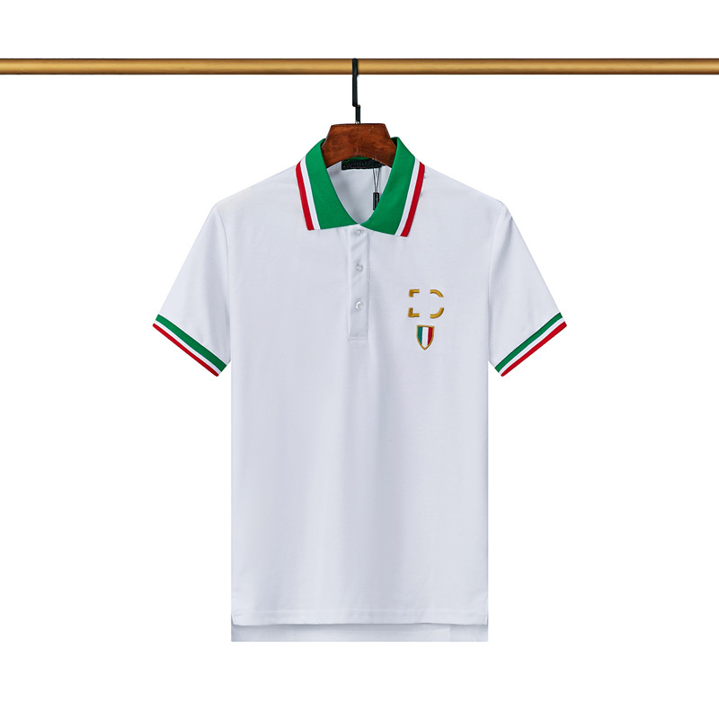 

designer brand mens polo T shirt summer luxury Polos fashion T-Shirts breathable short-sleeved lapel casual top M-3XL-F2