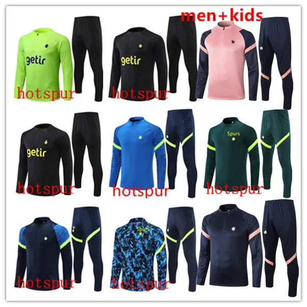 

2023 Half zipper hot spurs tracksuit soccer SET training suit TOTTENHAM Long sleeve KANE tracksuit football jacket chandal futbol survetement 666, White