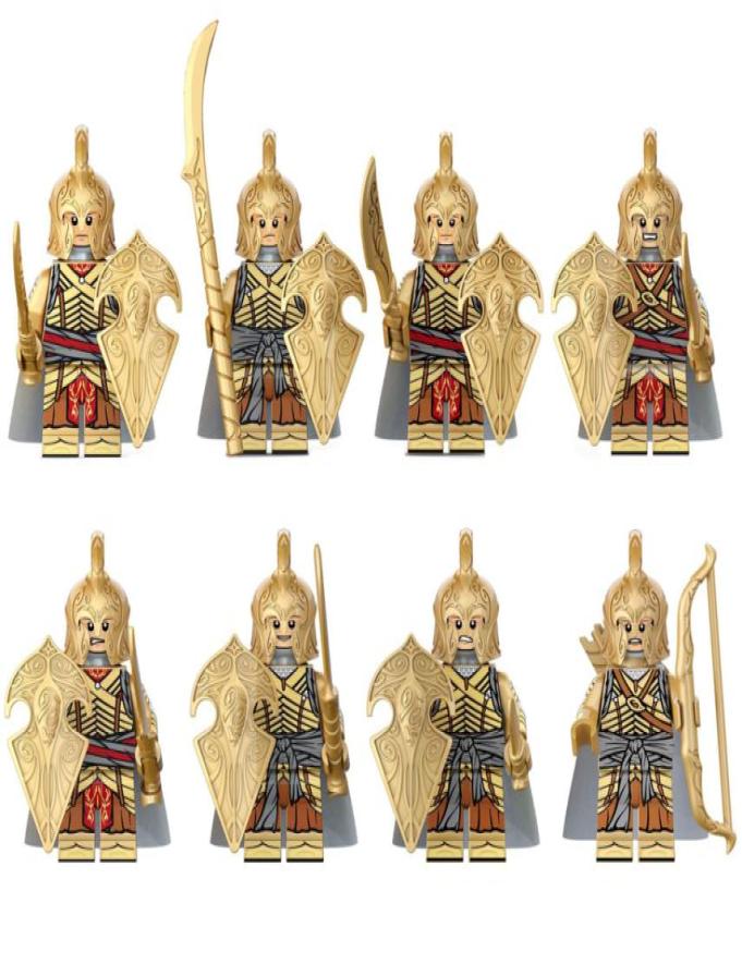 

The Lord of the Rings Building Blocks Toy Great Soldier Noldo Elf Warrior Guards Mini Action Figure7243690