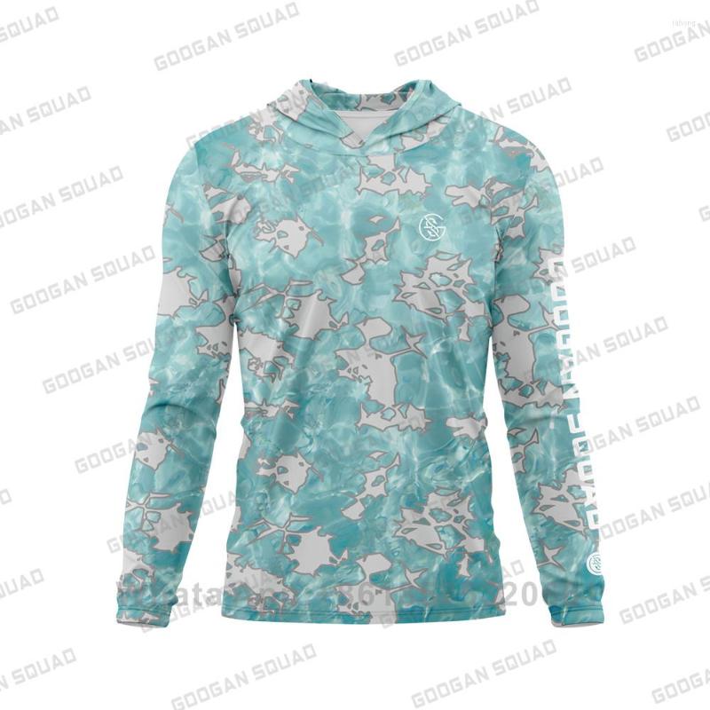

Hunting Jackets Googan Squad Summer Men's Upf 50 Sun Protection Hoodie Shirt Long Sleeve Spf Fishing Outdoor Uv Hiking Shirts