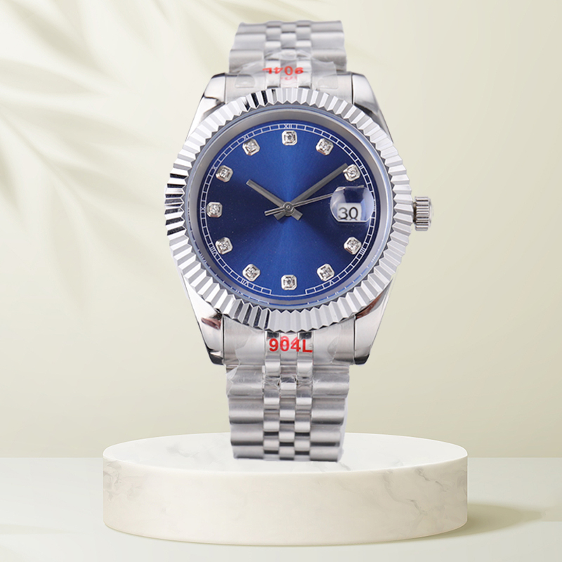 

mechanical mens watch datejust watches 41mm 36mm movement reloj Watches stainless steel band with box super luminous waterproof Luxury Business style Watch, D1
