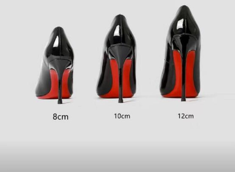 

05 Women's high heels Designer Women High Heel Shoes Red Shiny Bottoms 8cm 10cm 12cm Thin Heels Black Nude Patent Leather Woman Pumps with dust bag 35-44, Clear