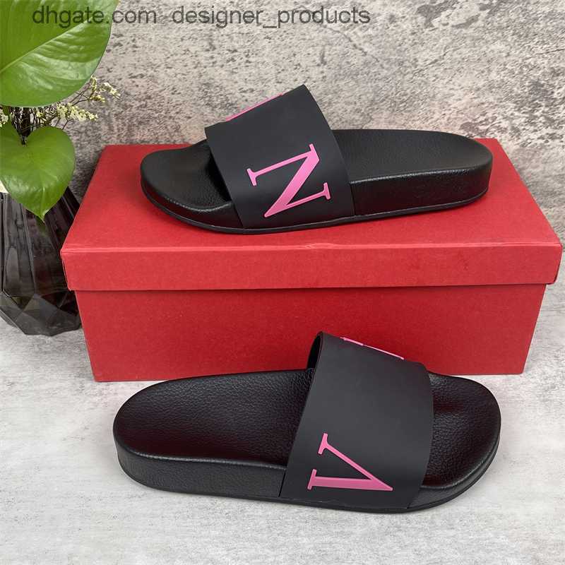 

Men Women Slippers slipper Slide Summer Fashion Wide Flat Sandals Indoor Flip Flop With Box Size -46 valentinoity N90G