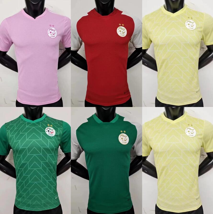 

Player version 2023 2024 Algeria SPECIAL Soccer Jerseys MAHREZ argelia 23 24 ATAL FEGHOULI BRAHIMI SLIMANI BOUNEDJAH BELAILI Football Shirt maillot de foot