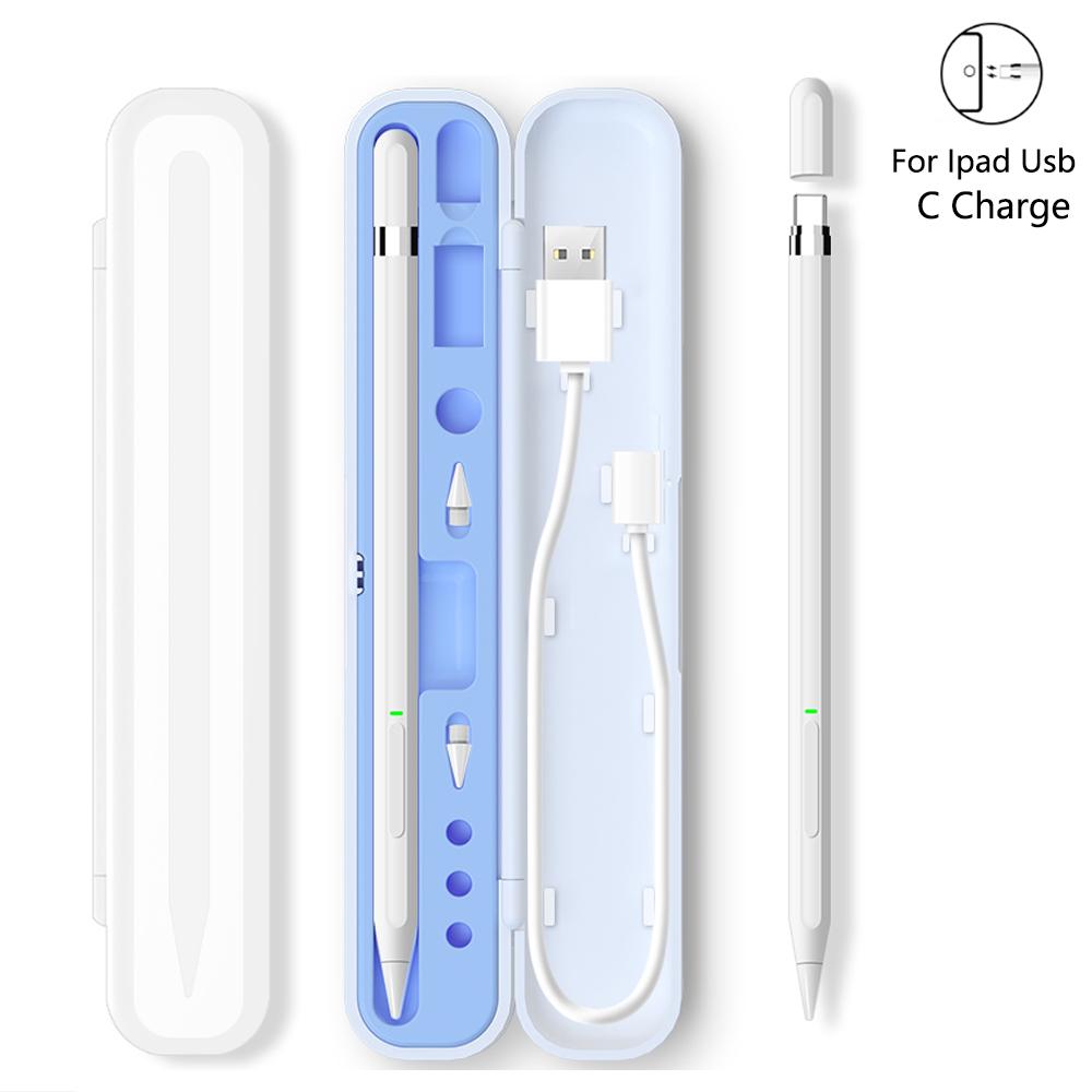 

Pens Usb C Stylus Pen For Apple Pencil 2 1 1st 2nd Generation Touch Pen For Ipad Pro Air 5 9 11 Mini 6 Ipad Accessories