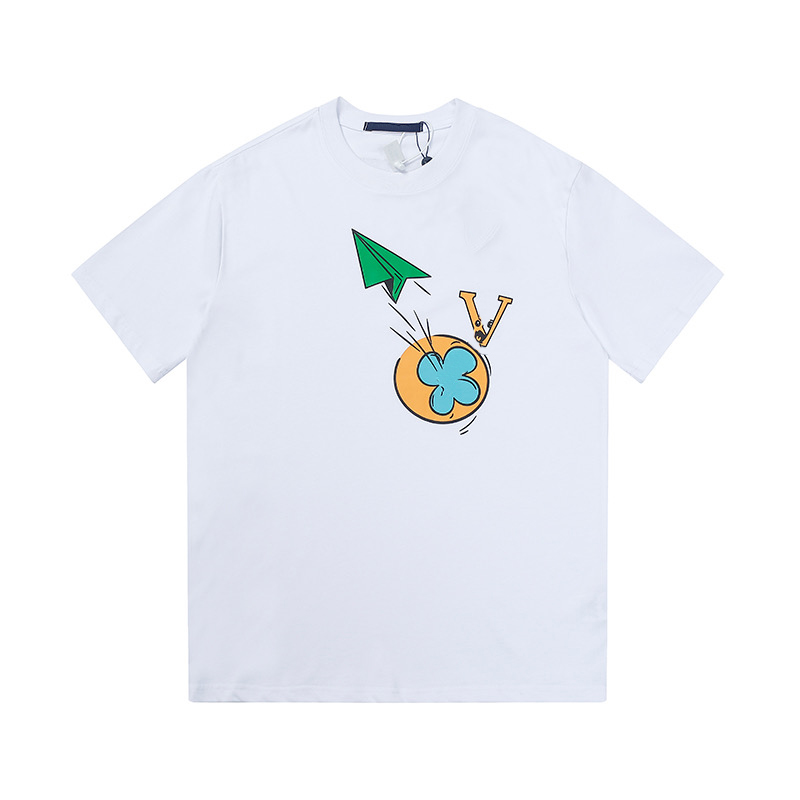 

Wholesale designer T-shirts, men's T-shirts casual, funny, micro-logo design, round-neck short-sleeved, fashion t-shirts, 02
