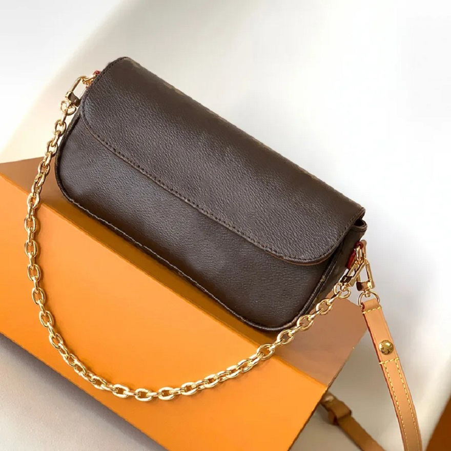 

Designer bags Sac Recoleta Wallet On Chain Ivy Handbag Shoulder Bag Chain Bag Zero Purse Envelope Bag Envelope Bag M81911, Yellow