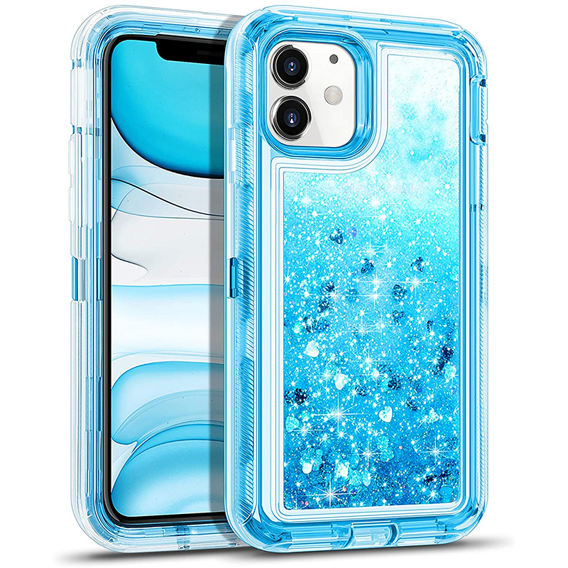 

Glitter Liquid Quickstand Phone Cases for Iphone 15 14 13 12 11 Pro Max XsMax Xr Xs X 7 8 Plus Luxury Fashion Shockproof Full Protective Cellphone Case, #8 red