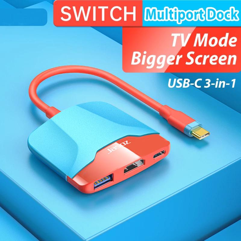 

Stations USLION USB C Switch TV Dock for Nintendo NS Switch Host Portable Docking Station Accessories HDMIcompatible 4K TV 100W PD