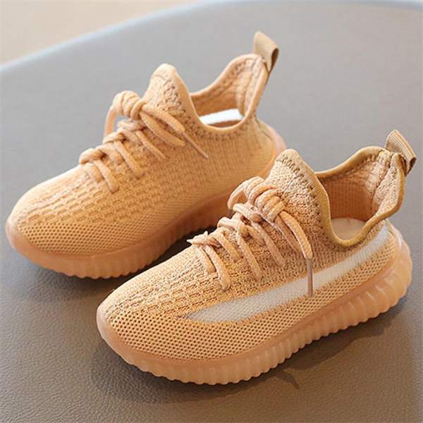 

Sneakers Kids Shoes Antislip Soft Bottom Baby Toddler Shoes Fashion Boys Girls Sneakers Children Sports Shoes Drop Shipping Size 21-32, Khaki