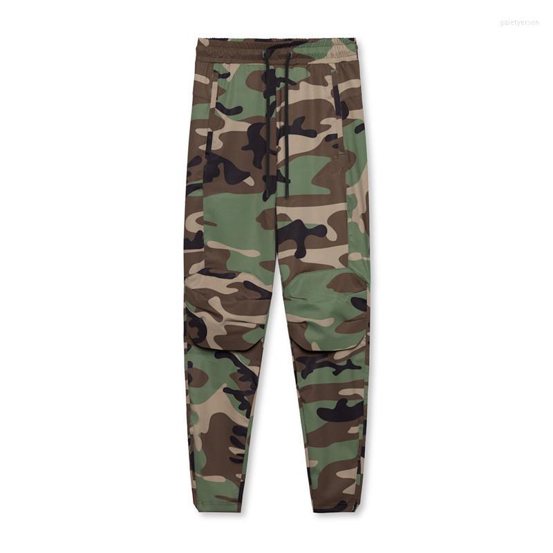

Men' Pants Men' Summer Elastic Quick Dry Slim Leisure Sports Fitness Mountaineering Camouflage, Black