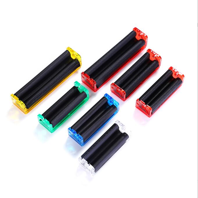 

Plastic Cigarette Roller Tobacco Rolling Smoking Tool Machine 70MM 78mm 110mm 3 Sizes Hand Filter Cigar Maker Device