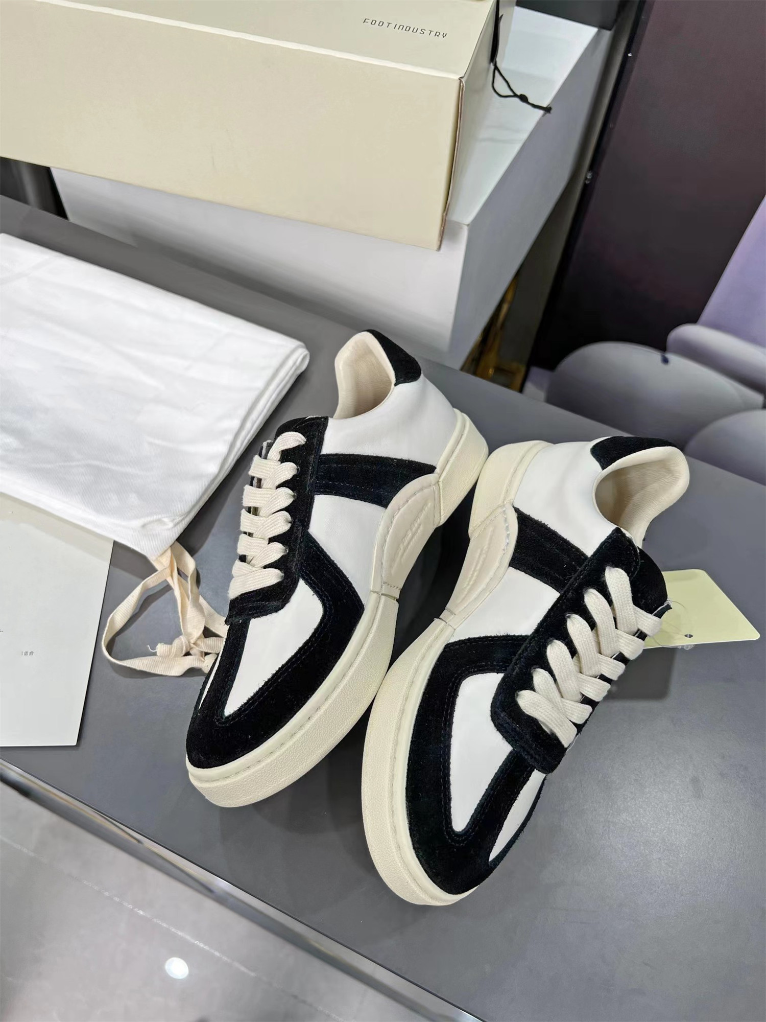 

Men Summer Maisons Sneakers Shoes Suede Leather Trainers Rubber Sole Runner Sports Stitching Low-top Outdoor Casual Walking 38-46