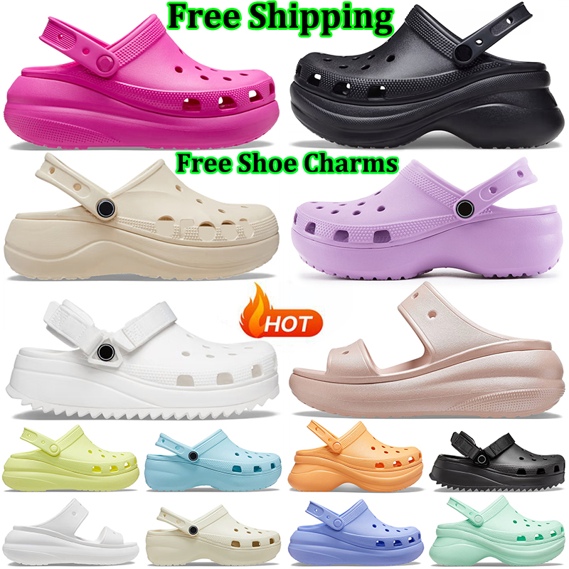 

Designer sandals for women croc classic platform sandal crush clog slides sliders triple black white pink slippers ladies clogs womens slide outdoor slipper shoes, Item#7