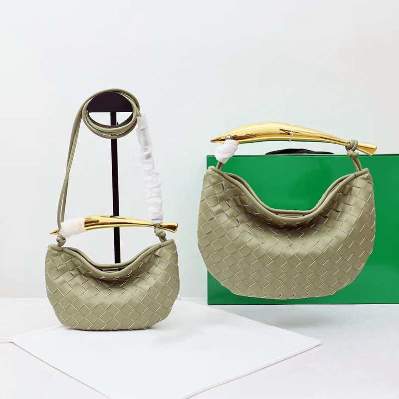 

Famous brand women's handbag designer fashion shoulder bag supermodel AA, kendallJenner the same leather woven sardines fashion bag