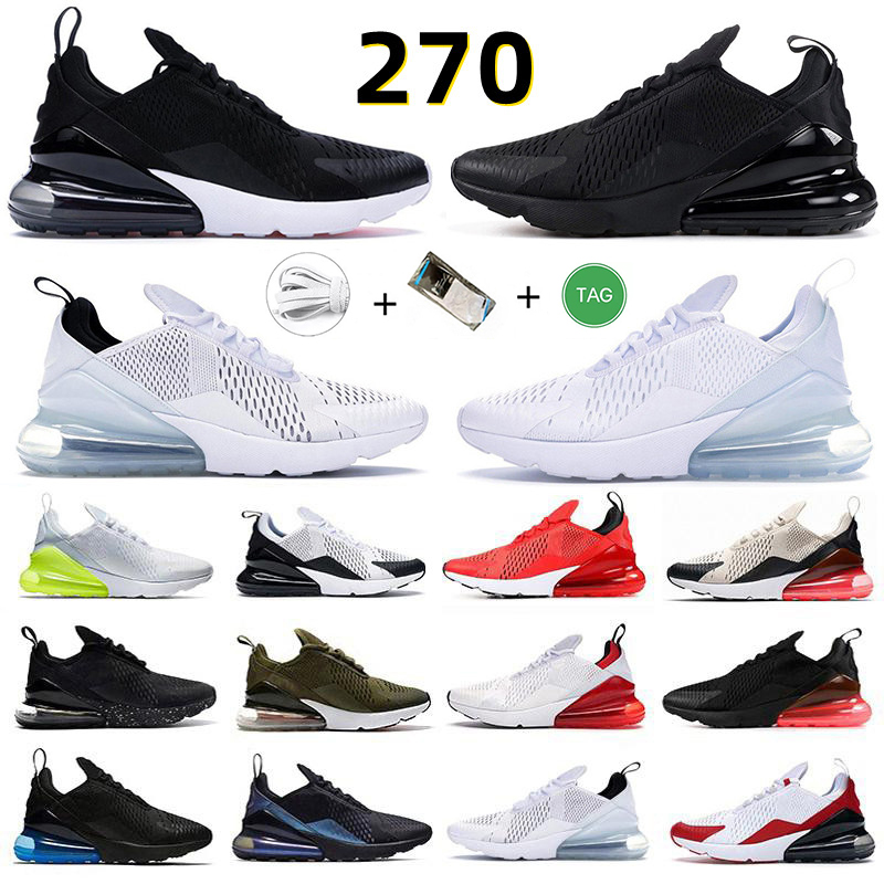 

270 270s Running Shoes Sneaker Anthracite Core Triple White Black Red Cactus University Red Tea berry Regency Purple Mens Trainers Sports Sneakers, Color#8