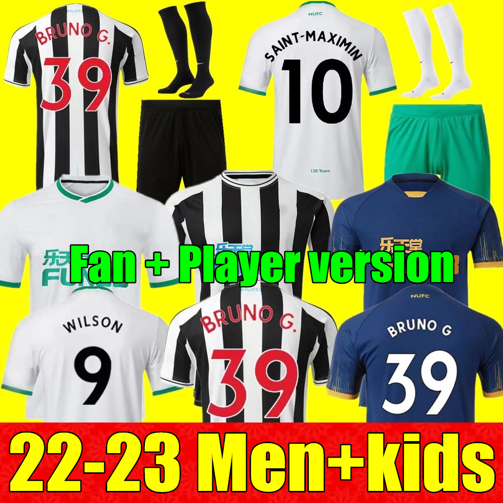 

22 23 Newcastle 130th Soccer Jerseys 130 years BRUNO G. JOELINTON ISAK 2023 NUFC Fans Player Version United MAXIMIN WILSON ALMIRON Football Shirt Mens Kids kit, Women away+world cup patch