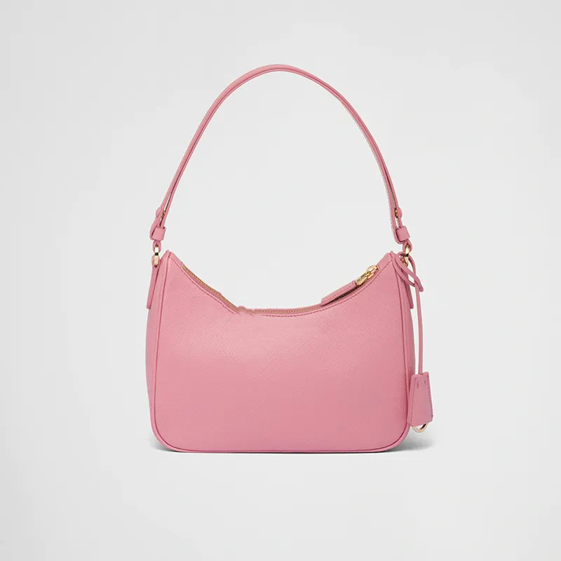 

Women Designer Handbags Luxurys Wallet Designer Shoulder Crossbody Bag Nylon underarm Bags Purses Pr Re-Edition 2000 Re-Nylon Petal powder Totes with box, Pink