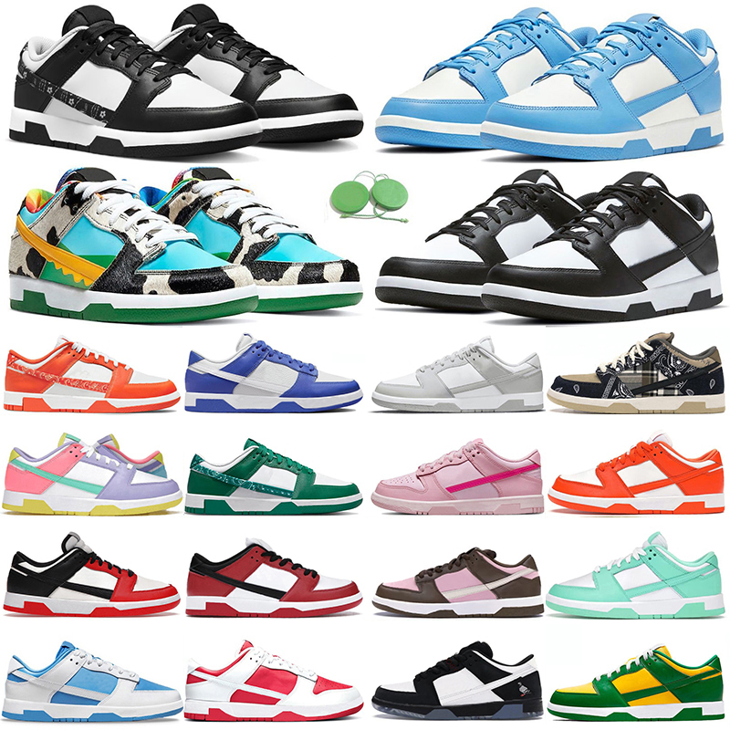 

Running Shoes low White Black Paisley Chunky Dunky UNC Syracuse Varsity Green Orange Paisley Grey Fog panda Purple Suede Men Women Trainers Sports Sneakers, Color#35