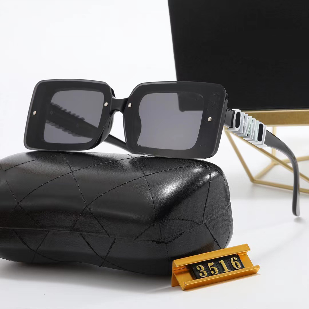 

Designer sunglasses fashion polarized sunglasses personality men women Goggle Retro sun Show Face Small Box