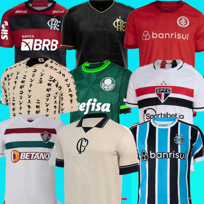 

Gerson Flamengo soccer jerseys 2023 2024 fluminense SC Internacional Palmeiras Corinthian GABI 23 24 football shirts sao paulo MARCELO Gremio Atletico Mineiro, 23/24 home player
