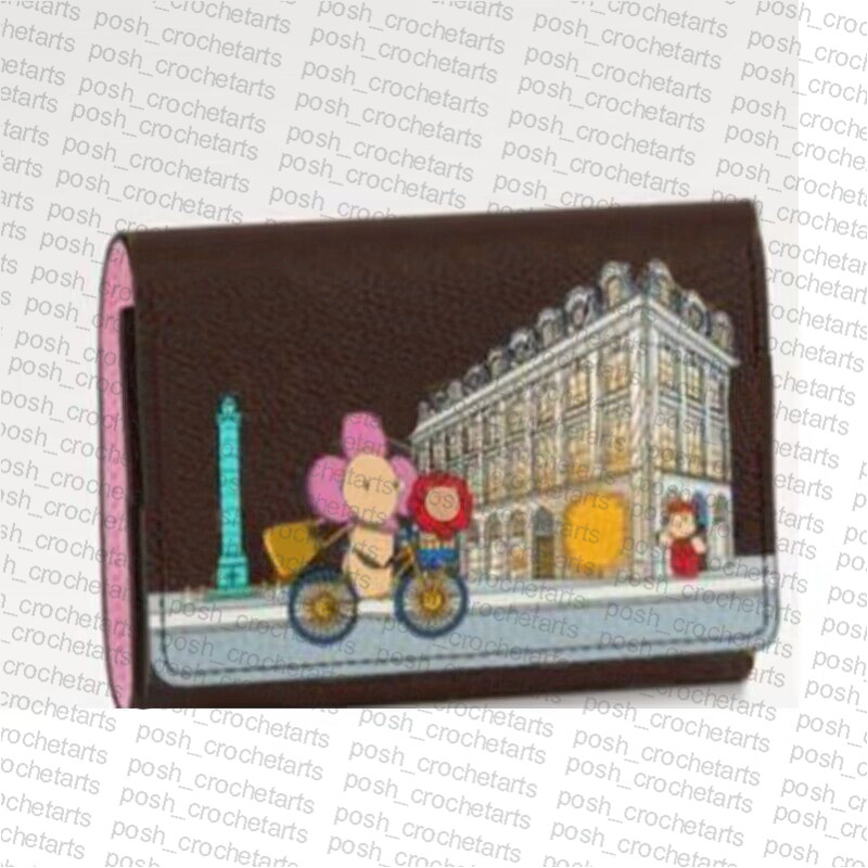 

Limited Edition Print Wallets Sold for Box for Women's Small Leather Goods, Vc wallet paris