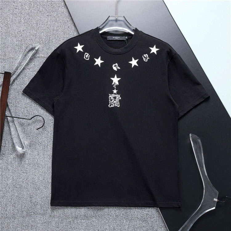

Men's designer T-shirt quality Short sleeve fashion Bur berryLapel men's and women's short T-shirt couple summer gvc men's clothing New style, Afeng