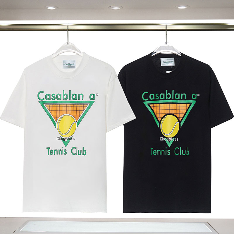 

Casa Shirt Summer Leisure Shirts Casual Casablacnca Tshirt Short Sleeves Luxury T-shirt High Quality Fashion 79JL8, Black one
