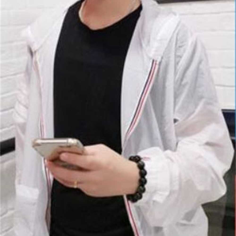 

2021 spring/summer New pattern high-quality brand mens designer jackets Classic men thin windbreaker waterproof coat Jackets TSM5, Men white