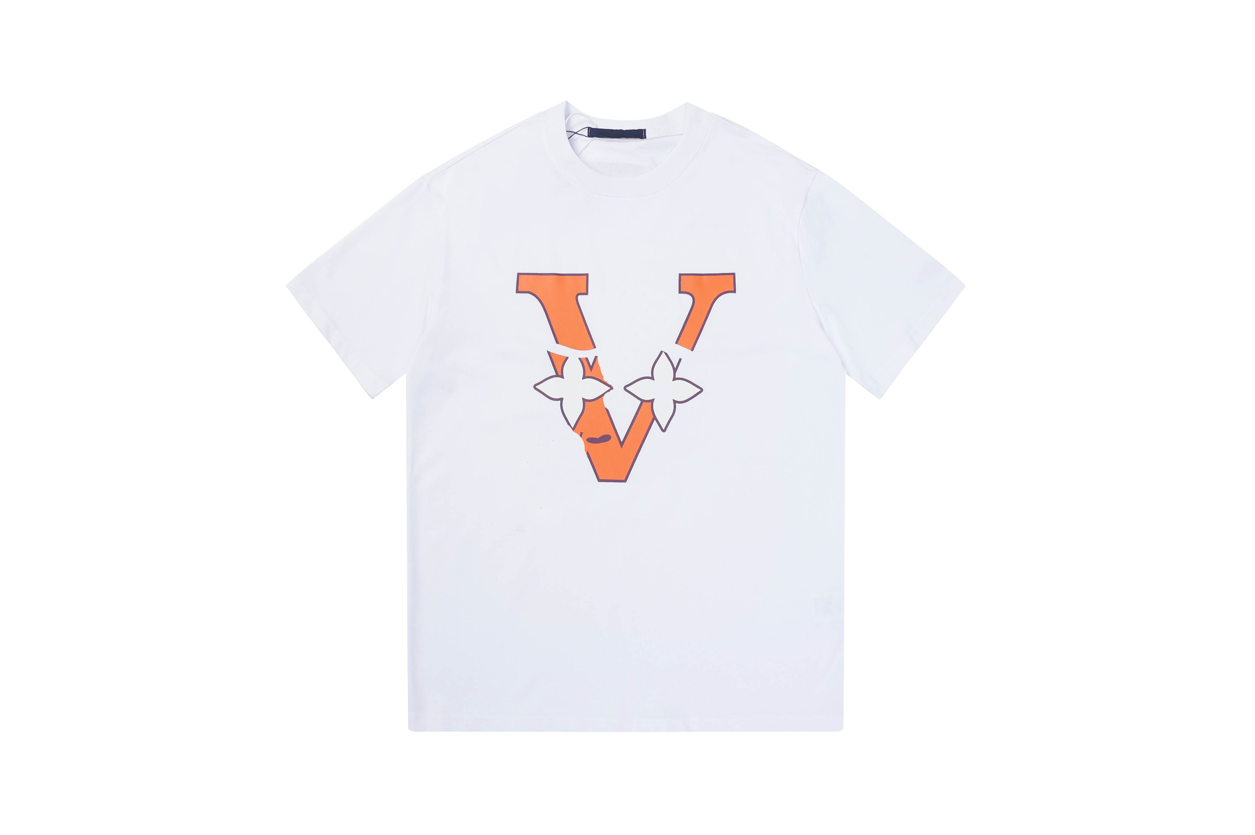 

23SS wholesale men' new design t-shirt, black and white fashion casual summer short-sleeved typeface T-shirt -XXL, 02