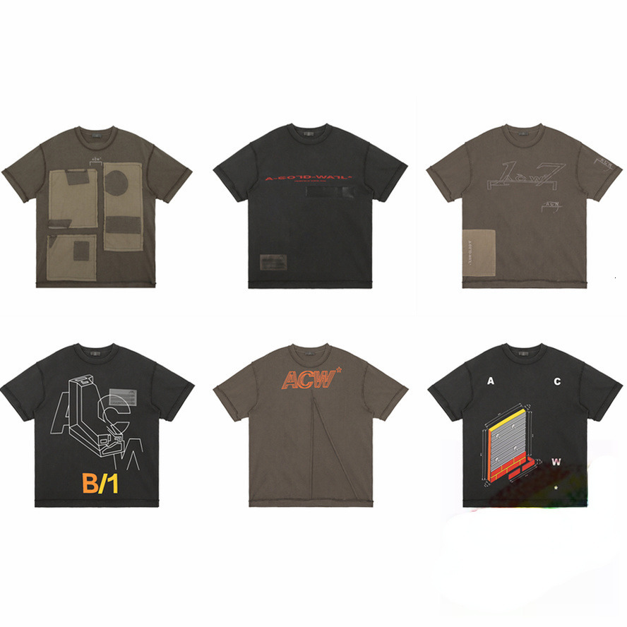 

Men's Tracksuits Vintage A COLD WALL T Shirt Men Women Quality T shirt Oversize Embroidered Letter A COLD WALL Tee ACW Tops 230530